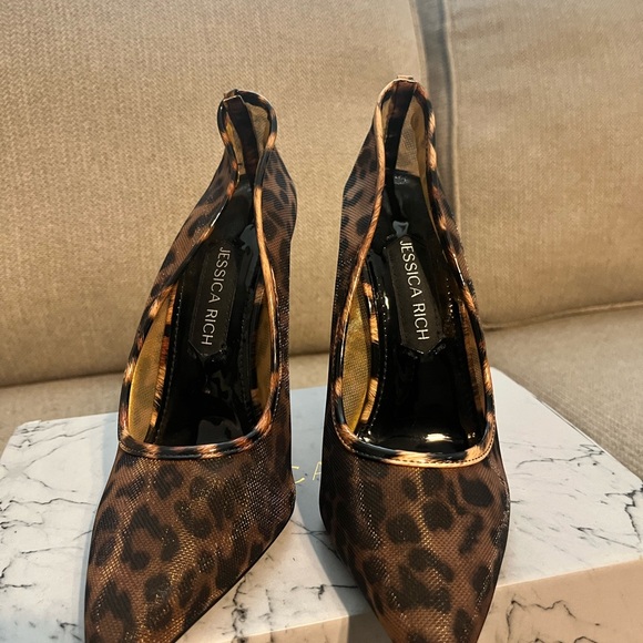 Jessica Shoes - Jessica Rich Leopard Print Heels